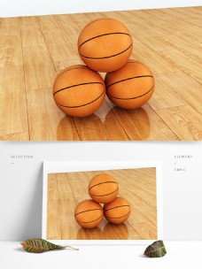 写实体育篮球模型素材
