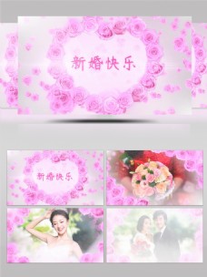 玫瑰花婚礼婚庆电子相册