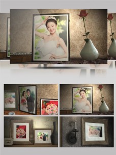 唯美婚礼照片相框电子相册