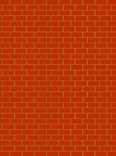 墙纸红砖墙