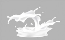 飞溅的牛奶牛奶果汁丝滑