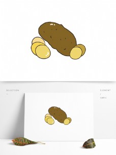 设计元素手绘土豆