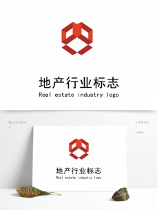 立体简约地产logo