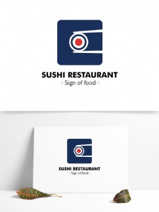 饮食店扁平风餐饮美食日式料理寿司店logo