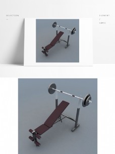 健身器材设备模型