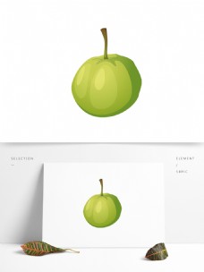 水果梨矢量元素卡通