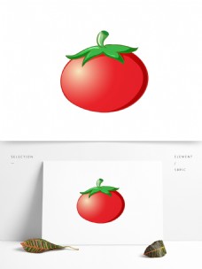 水果蔬菜西红柿矢量元素卡通