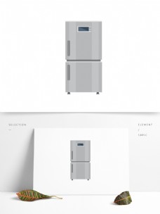 电器冰箱矢量卡通元素