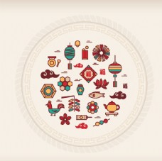茶中国传统文化图标