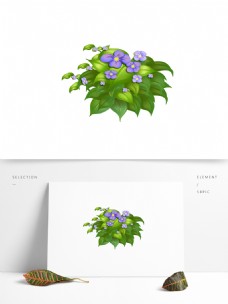 植物花朵矢量卡通元素