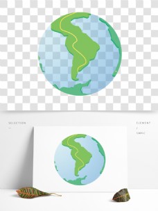 圆形地球图案设计
