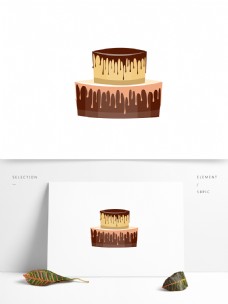 甜品蛋糕矢量卡通元素