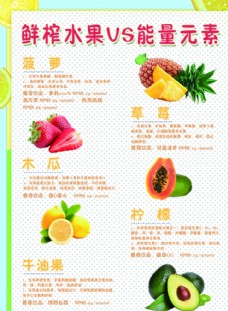 水果宣传单海报