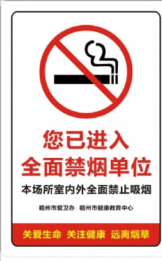 创卫展板禁烟标识
