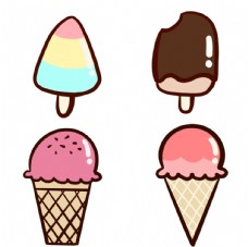 冰淇淋插画雪糕冰淇淋