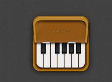 UI界面设计 写实 小钢琴